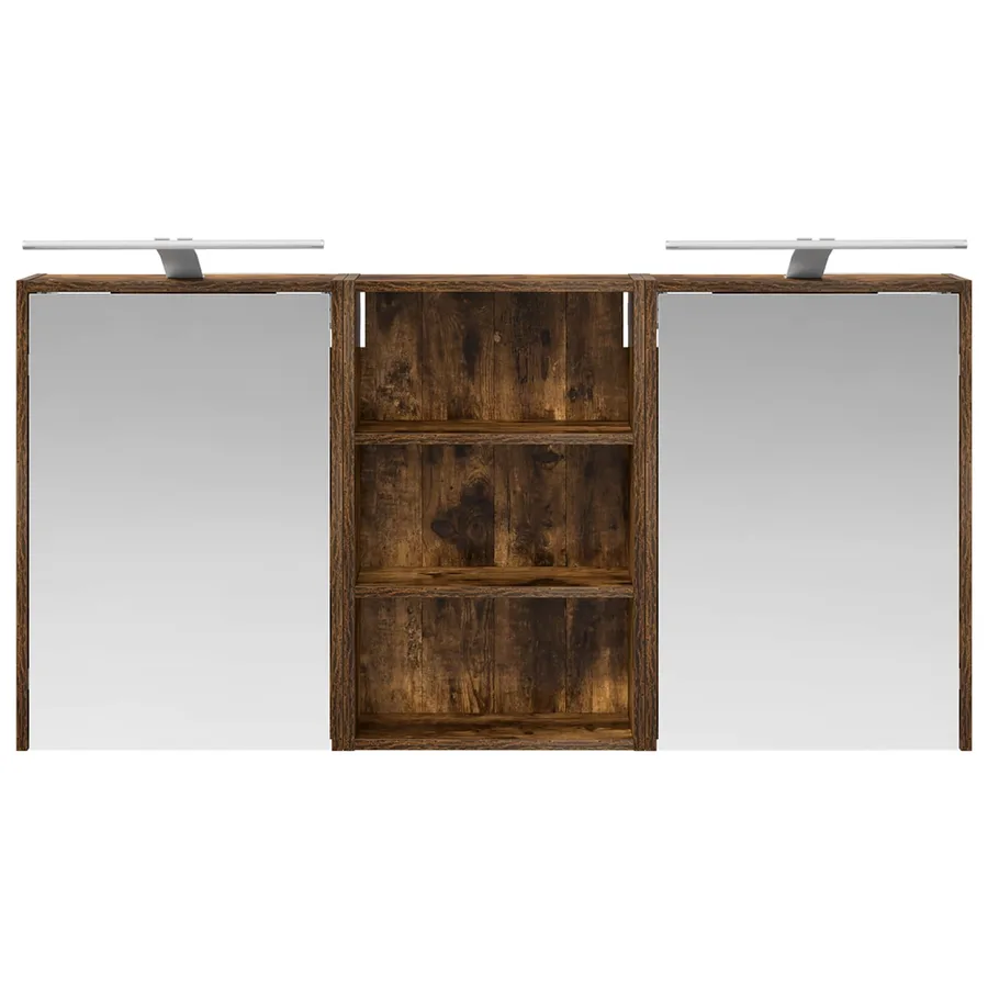Ensemble de Meubles de Salle de Bain 3 pcs 126 x 16 x 62.5 cm - 6