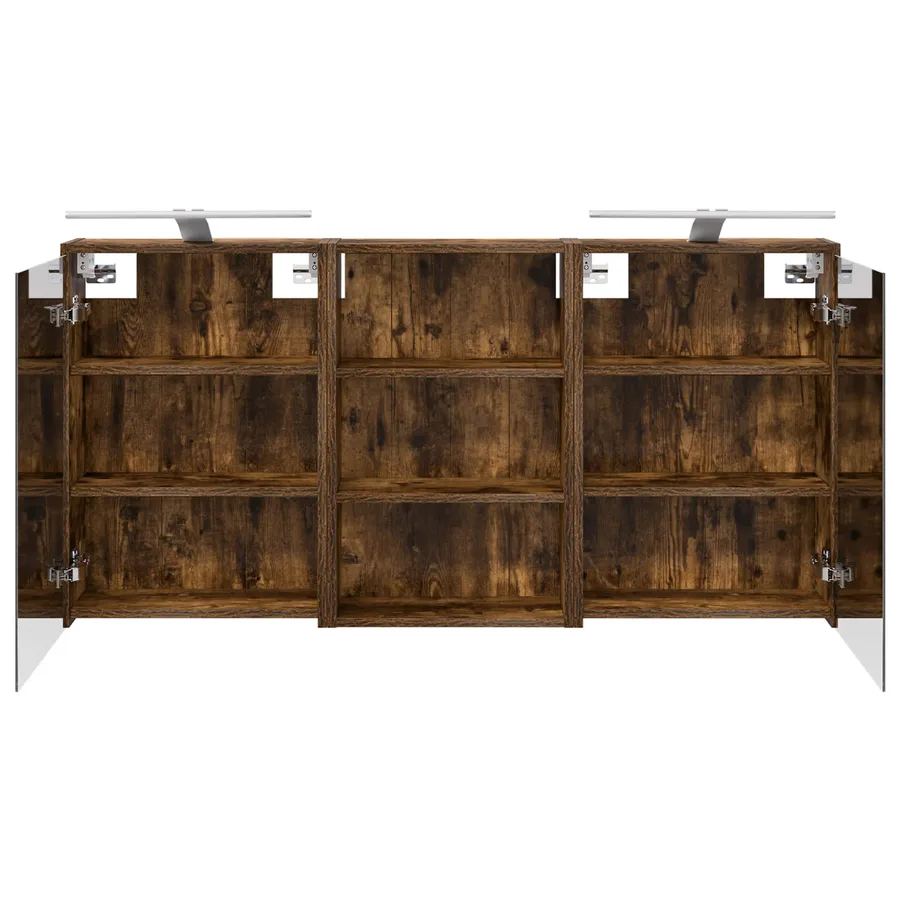 Ensemble de Meubles de Salle de Bain 3 pcs 126 x 16 x 62.5 cm - 7