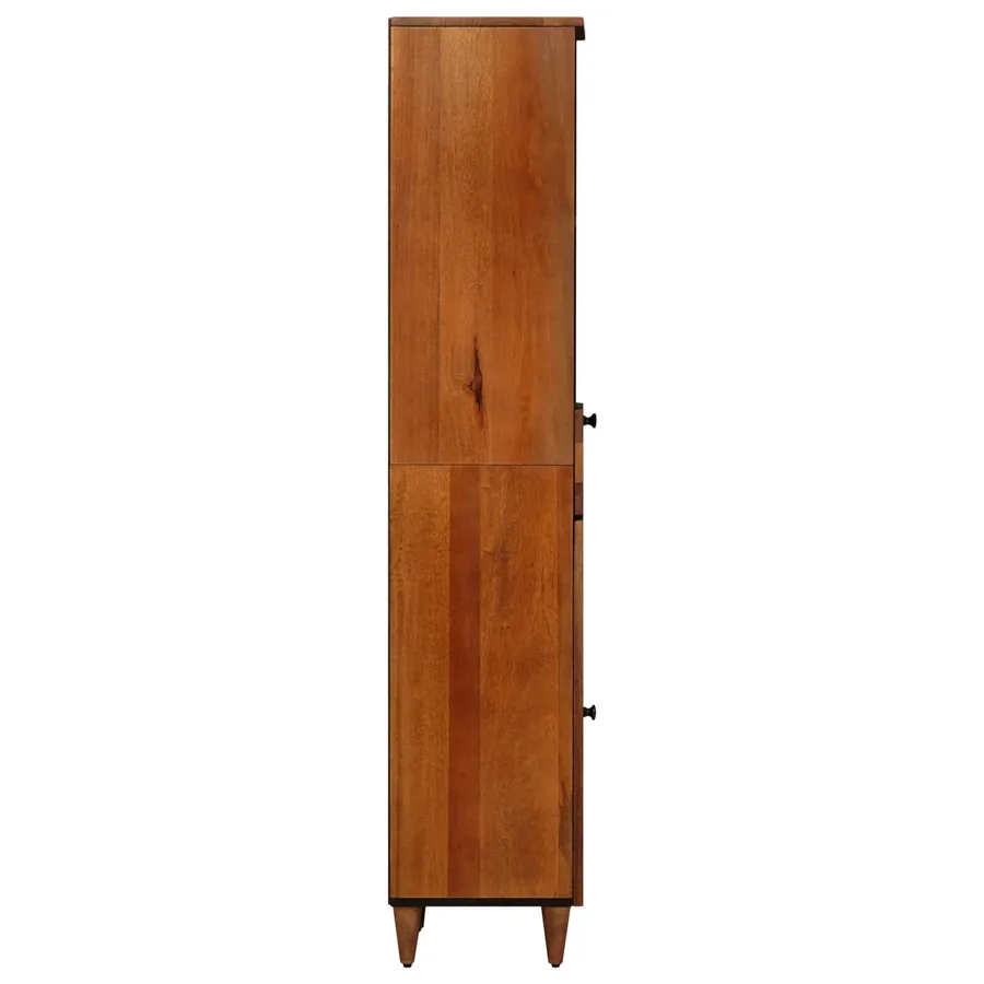 Armoire de salle de bain avec tiroir Noyer 38 x 33 x 160 cm - 5