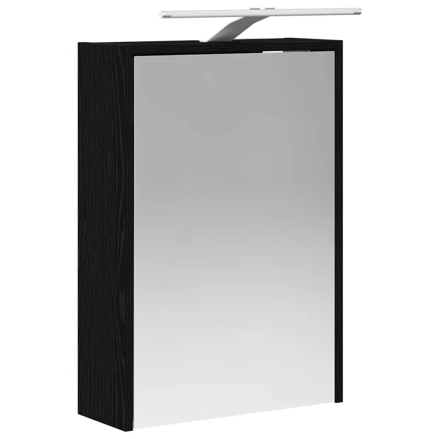Armoire Miroir de Salle de Bain Chêne noir 43 x 16 x 62.5 cm - 5