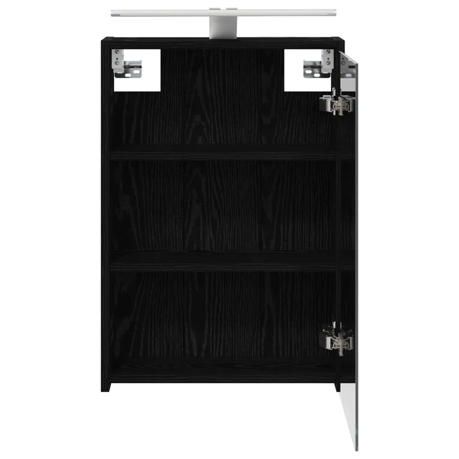 Armoire Miroir de Salle de Bain Chêne noir 43 x 16 x 62.5 cm - 7