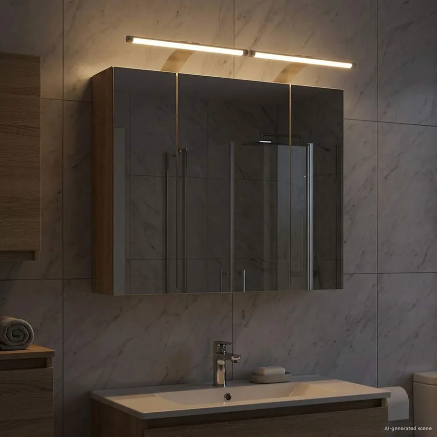 Armoire Miroir de Salle de Bain Chêne Sonoma 60 x 14,5 x 50 cm - 4