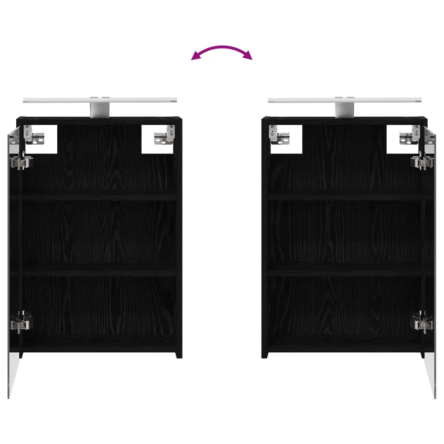 Ensemble de Meubles de Salle de Bain 3 pcs 116 x 16 x 62,5 cm - 12