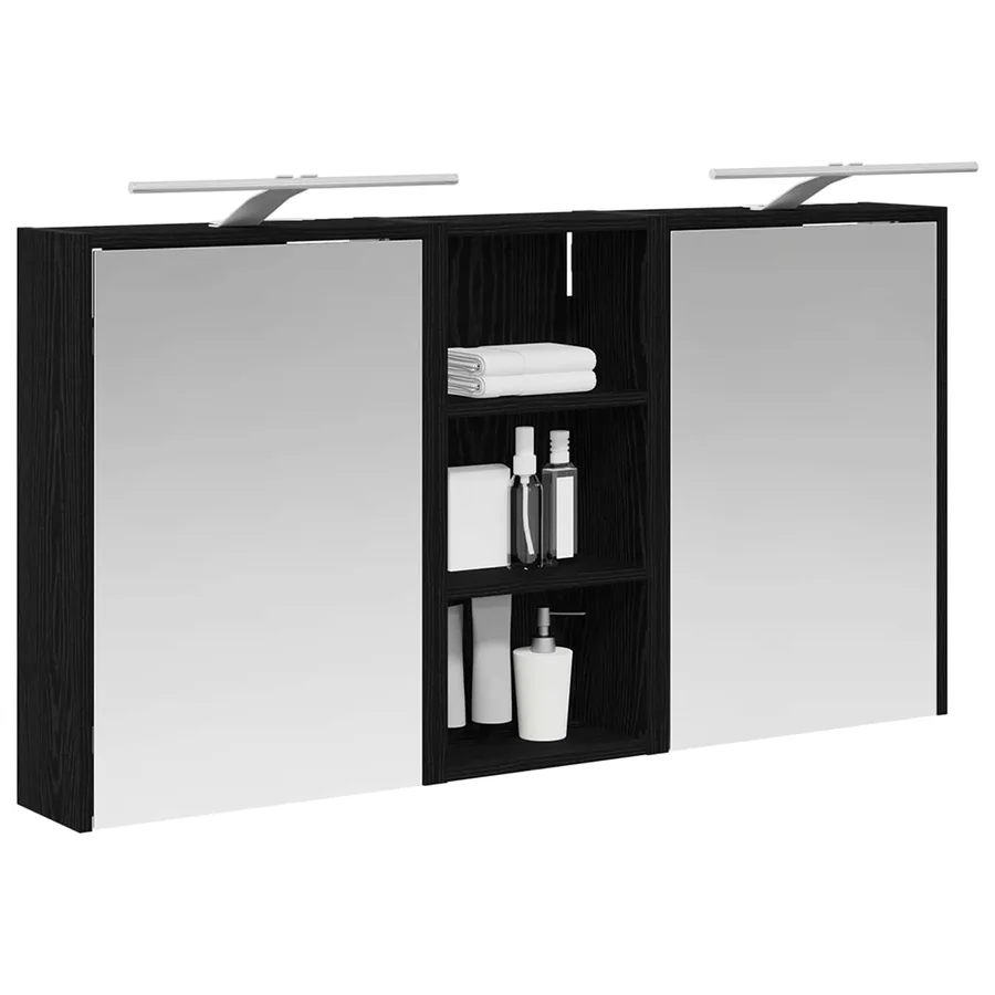Ensemble de Meubles de Salle de Bain 3 pcs 116 x 16 x 62,5 cm - 3