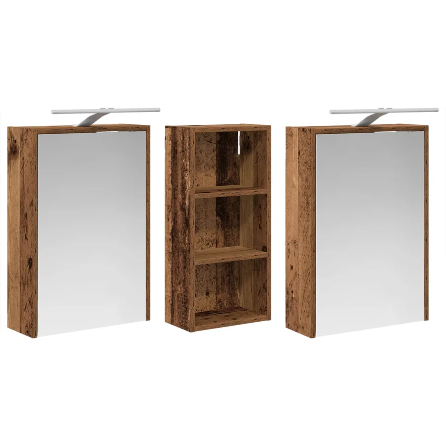 Ensemble de Meubles de Salle de Bain 3 pcs 116 x 16 x 62,5 cm - 5