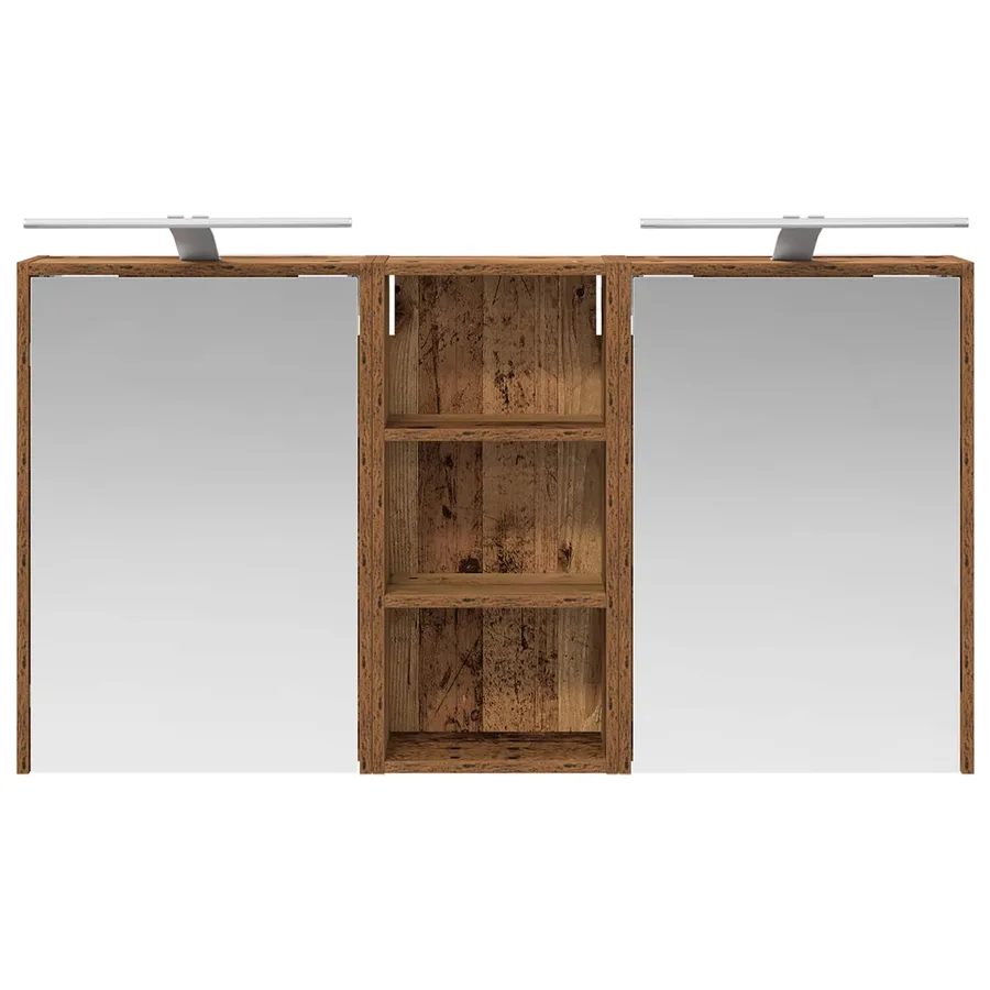 Ensemble de Meubles de Salle de Bain 3 pcs 116 x 16 x 62,5 cm - 6