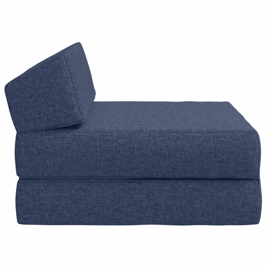 Canapé-lit pliable Bleu 60 x 70 x 41 cm Tissu - 4