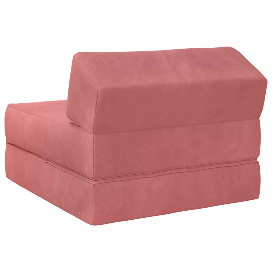 Canapé-lit pliable Rose 60 x 70 x 41 cm Tissu - 5