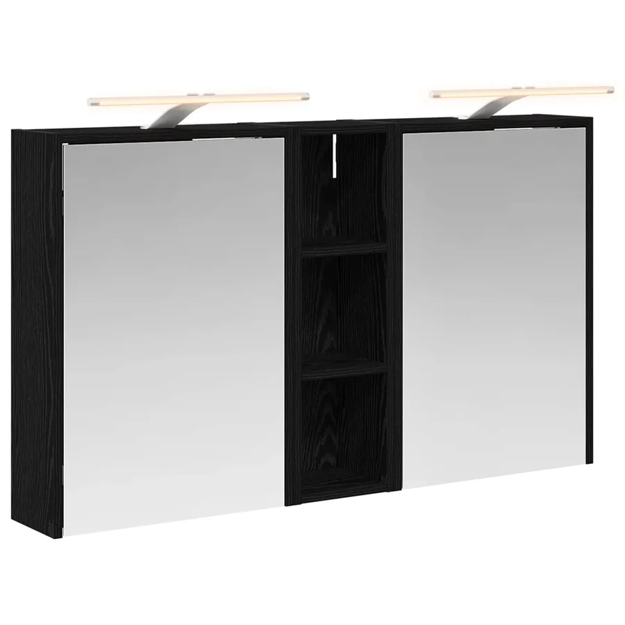 Ensemble de Meubles de Salle de Bain 3 pcs 106 x 16 x 62,5 cm - 2