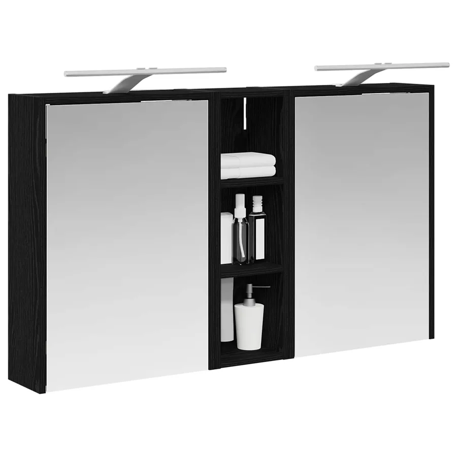 Ensemble de Meubles de Salle de Bain 3 pcs 106 x 16 x 62,5 cm - 3