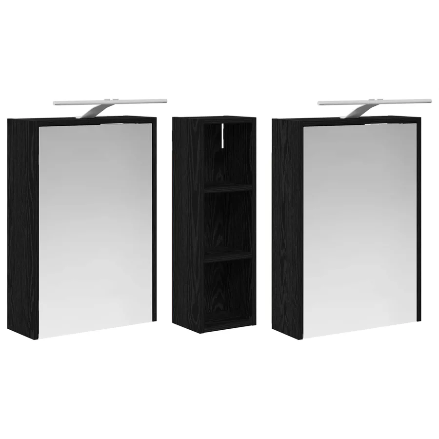 Ensemble de Meubles de Salle de Bain 3 pcs 106 x 16 x 62,5 cm - 5