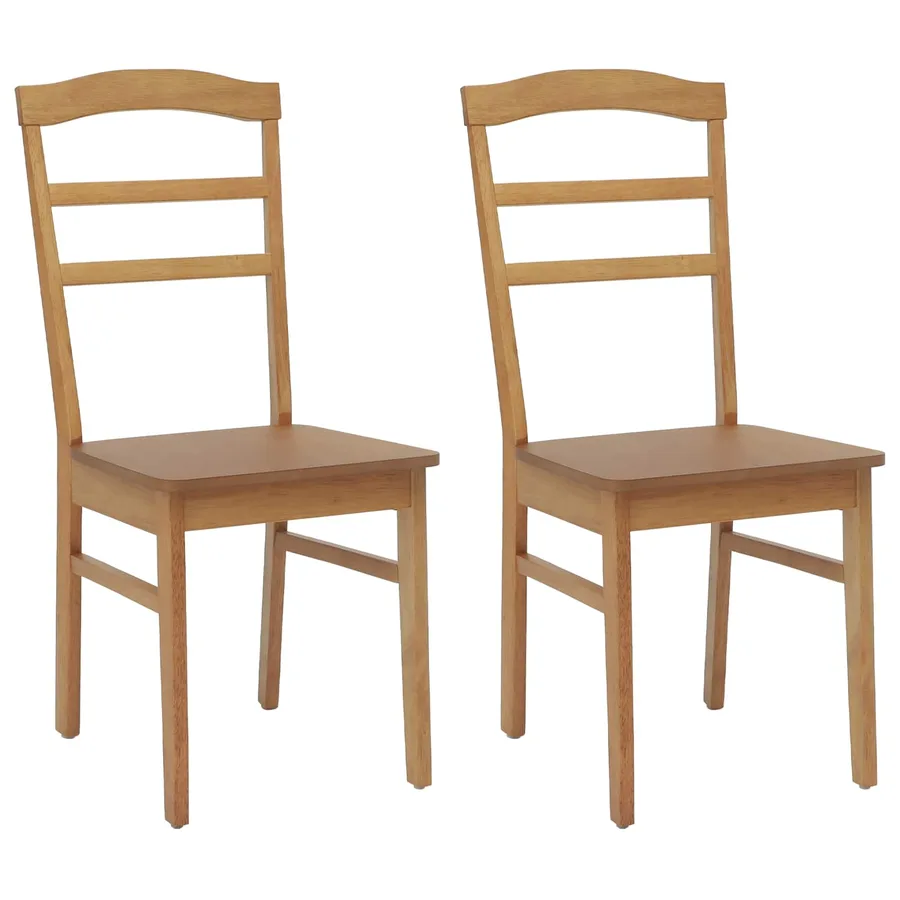 Chaise de salle à manger 2 pcs Naturel - 2