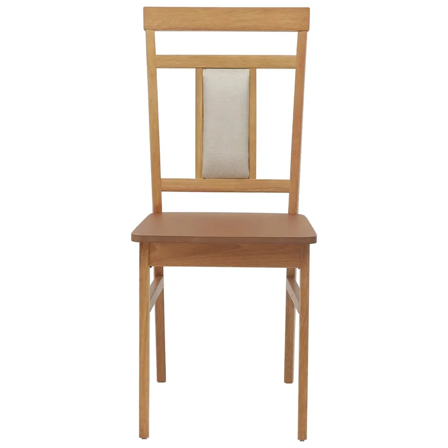Chaise de salle à manger 2 pcs Naturel - 5
