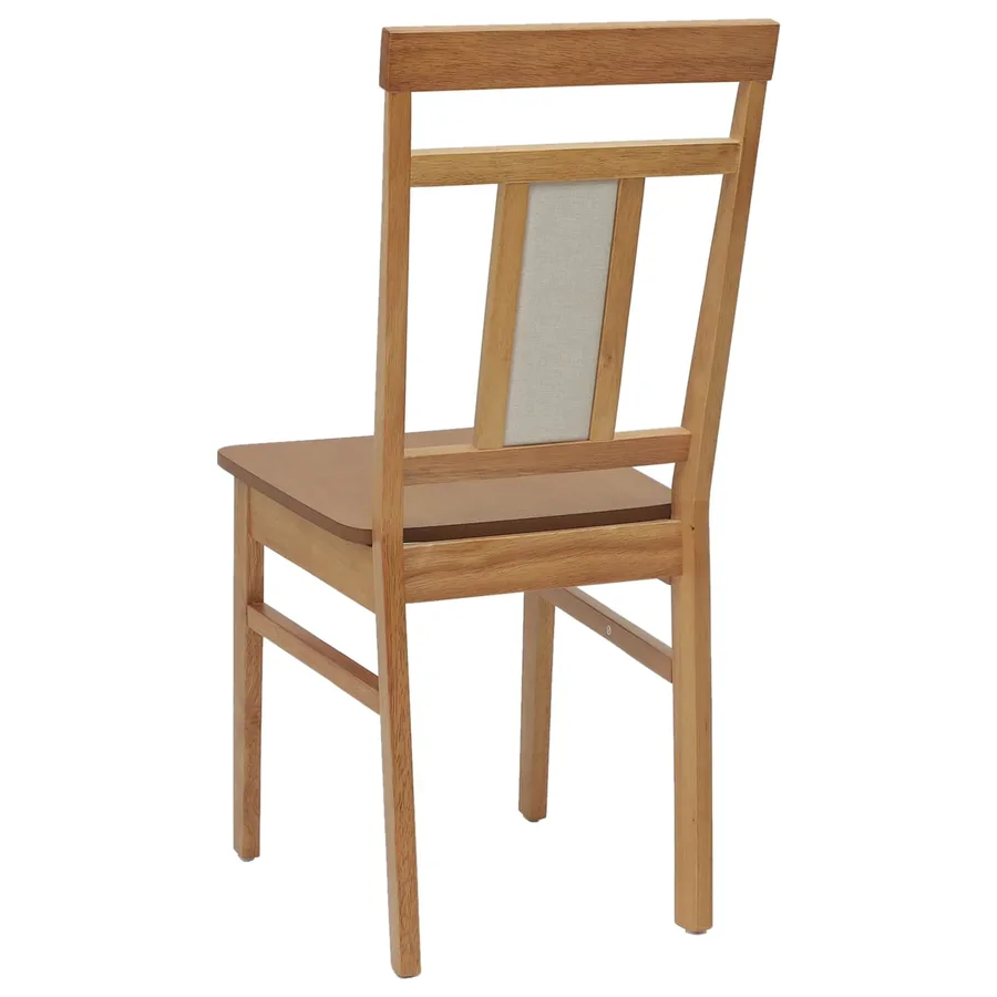 Chaise de salle à manger 2 pcs Naturel - 7