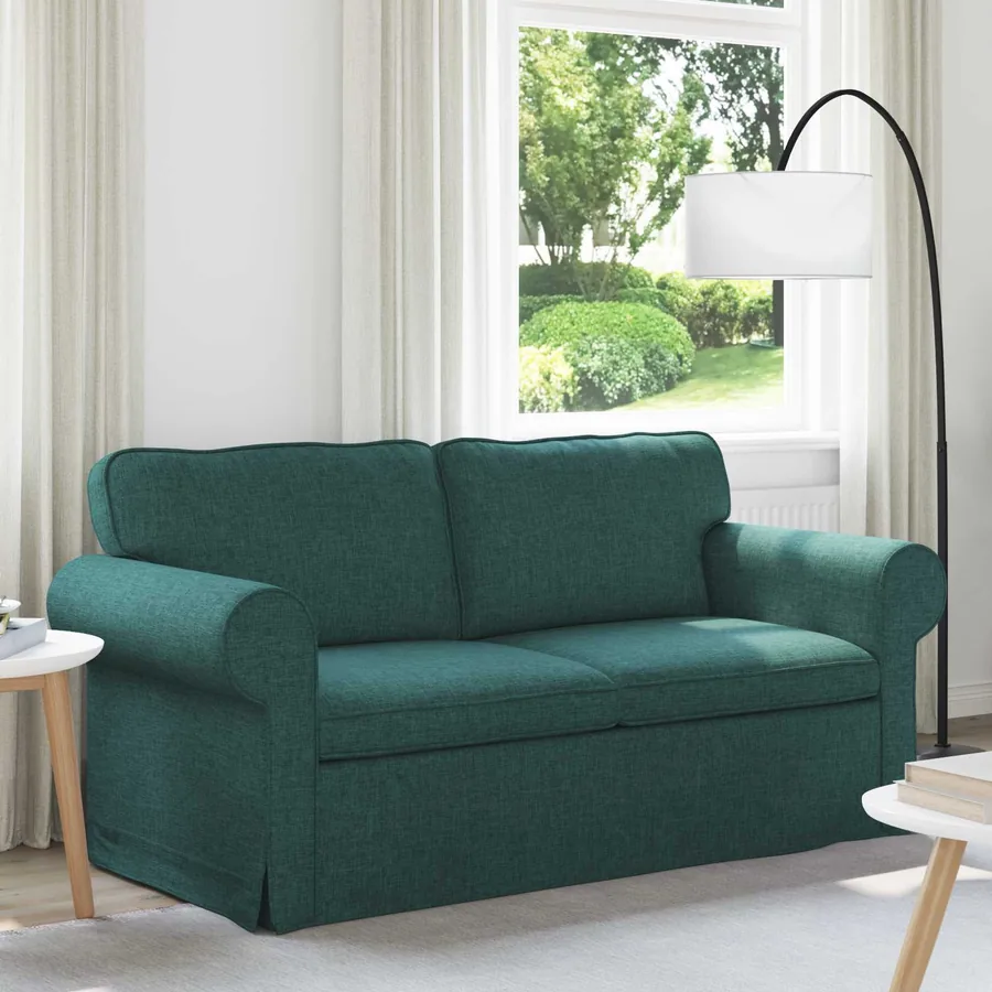 Canapé Vert foncé 175 x 82 x 80 cm tissu