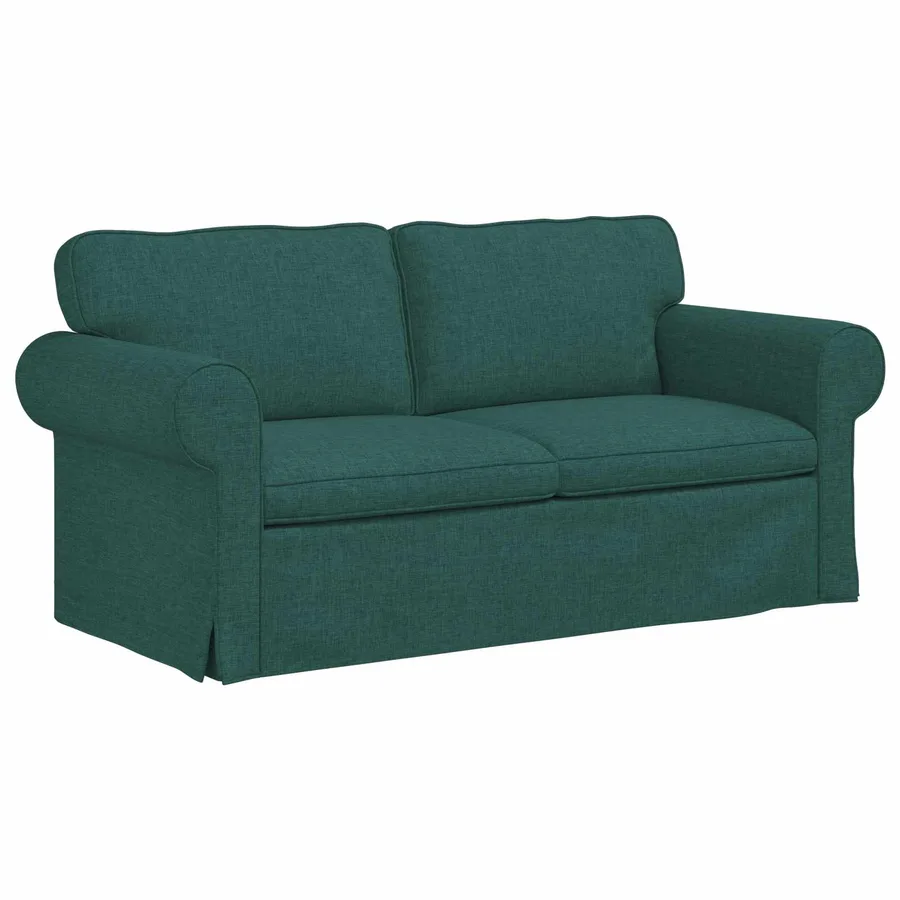 Canapé Vert foncé 175 x 82 x 80 cm tissu - 2