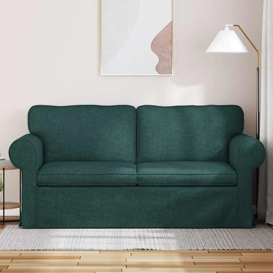 Canapé Vert foncé 175 x 82 x 80 cm tissu - 3