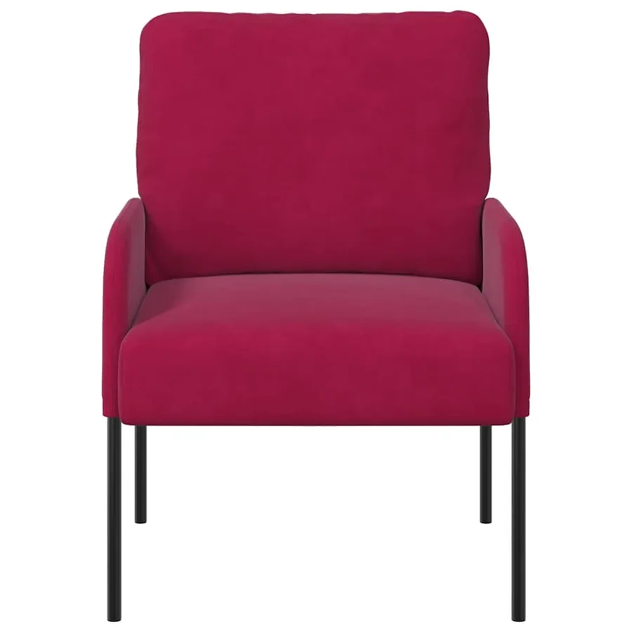 Canapés avec coussin 55cm Bordeaux Contreplaqué - 4