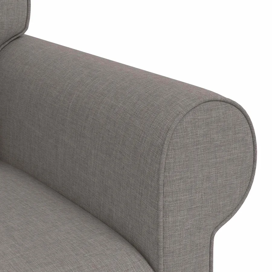 Ensemble de Canapés 2 pcs Taupe 155 x 82 x 80 cm tissu - 7
