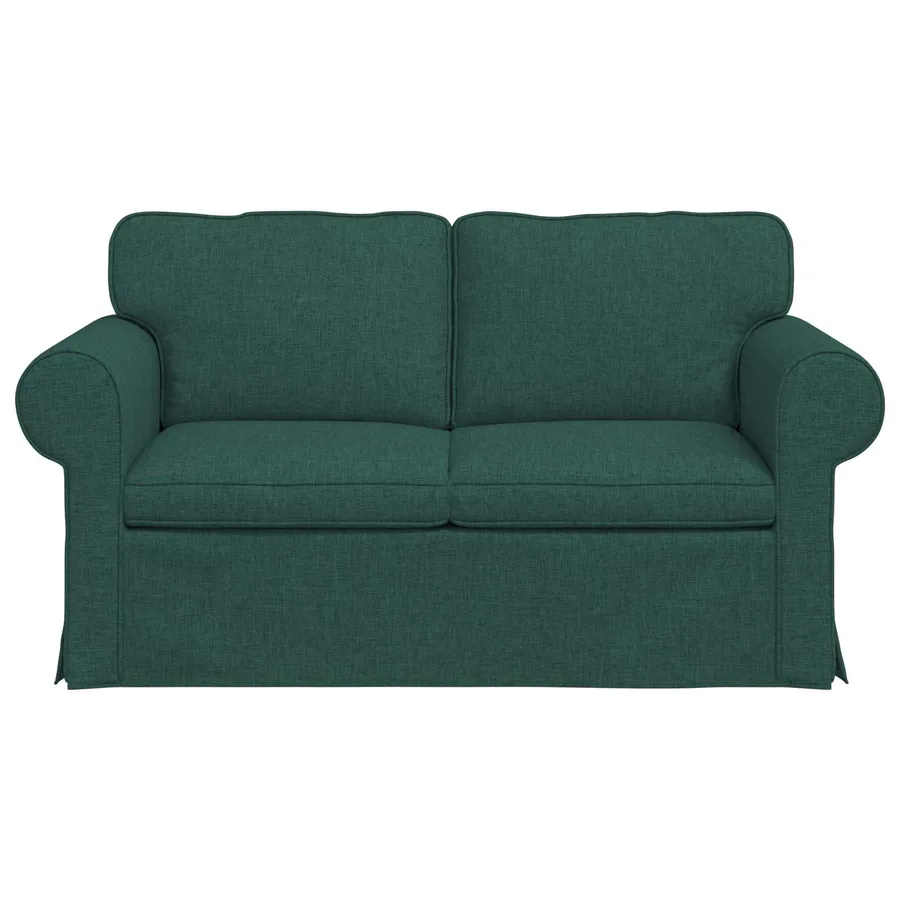 Canapé Vert foncé 155 x 82 x 80 cm tissu - 4
