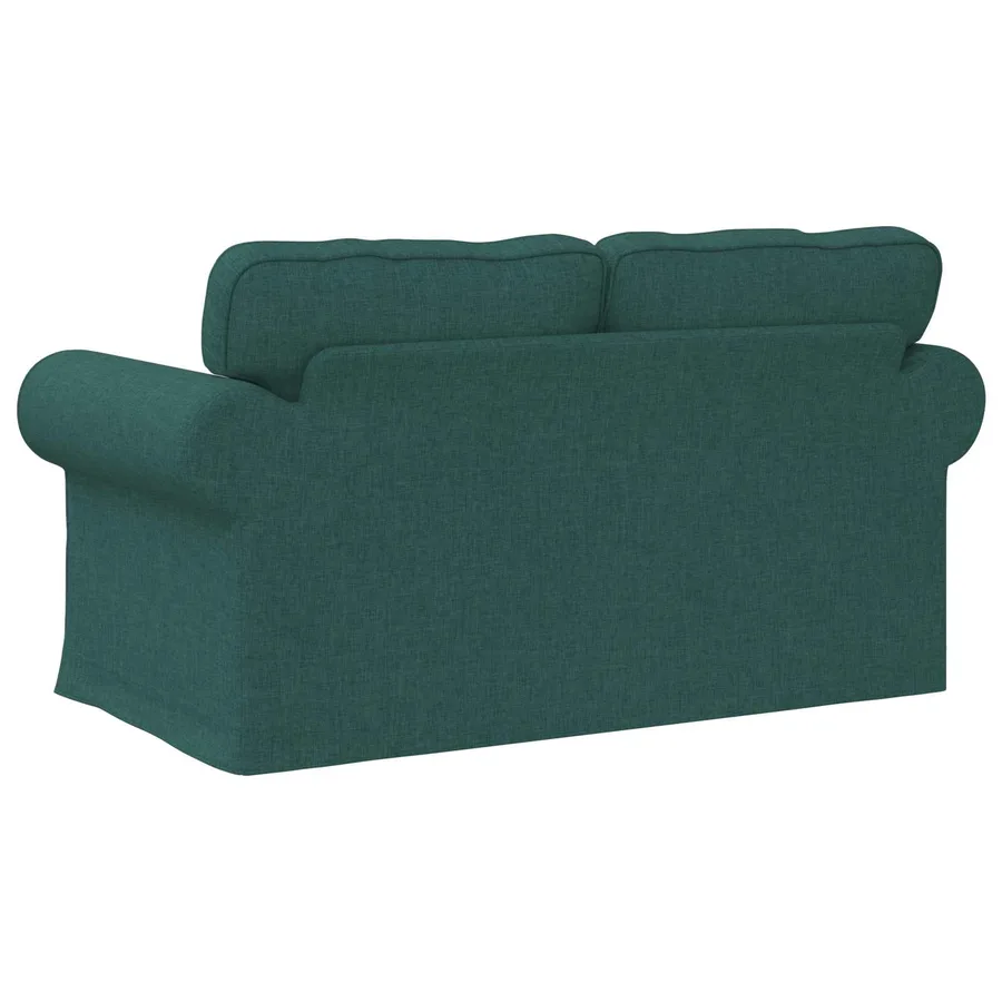 Canapé Vert foncé 155 x 82 x 80 cm tissu - 6