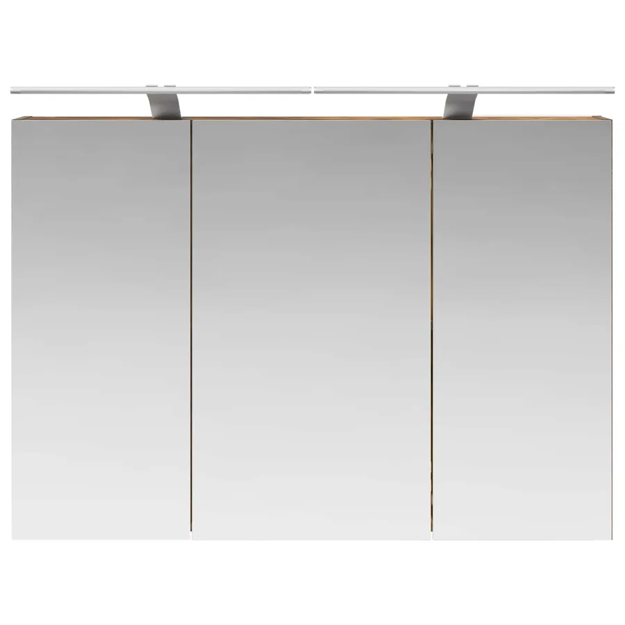 Armoire Miroir de Salle de Bain Chêne fumé 100 x 14,5 x 70 cm - 6
