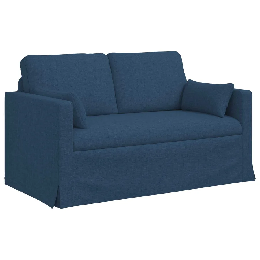 Canapé Bleu 139 x 78 x 80 cm tissu - 2