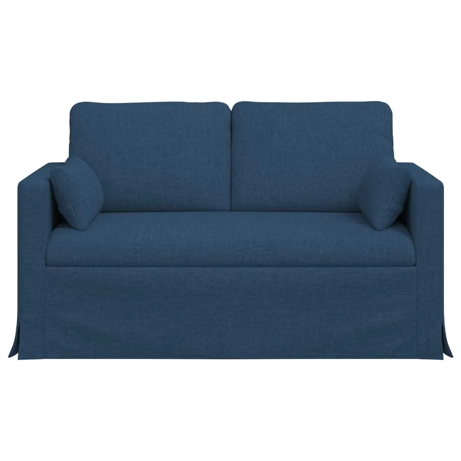 Canapé Bleu 139 x 78 x 80 cm tissu - 4