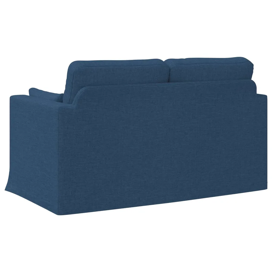 Canapé Bleu 139 x 78 x 80 cm tissu - 6