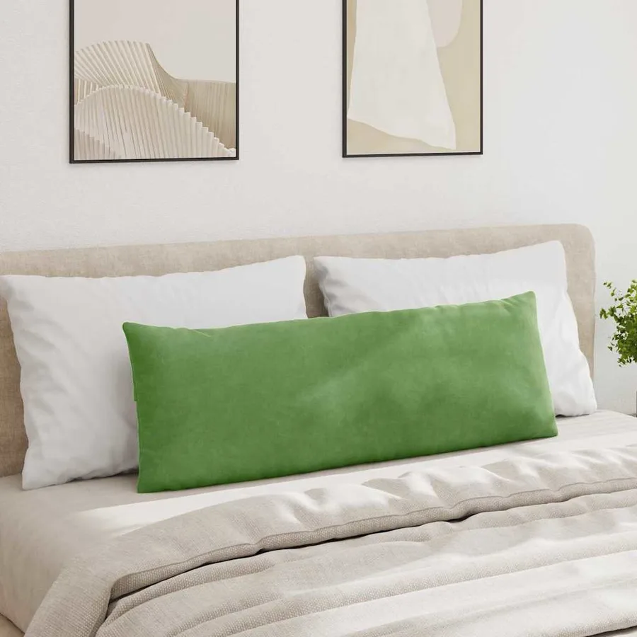 Coussins de canapé 2 pcs Vert clair 120 x 40 cm - 4