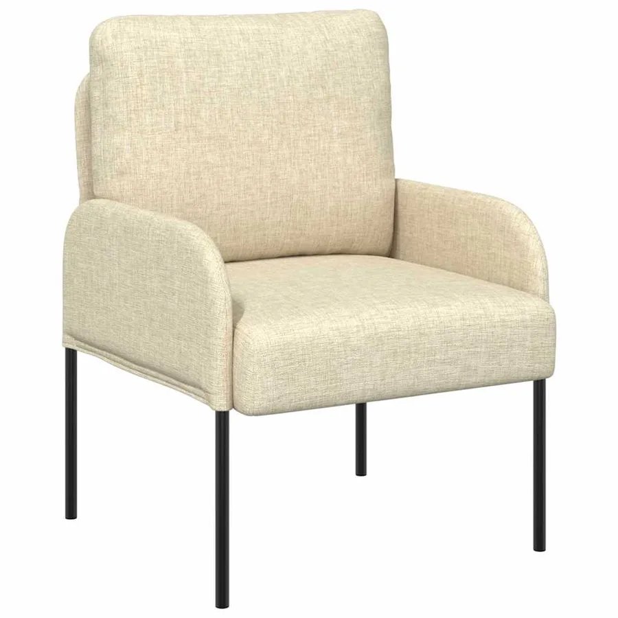 Canapés avec coussin 55cm Crème Contreplaqué - 2