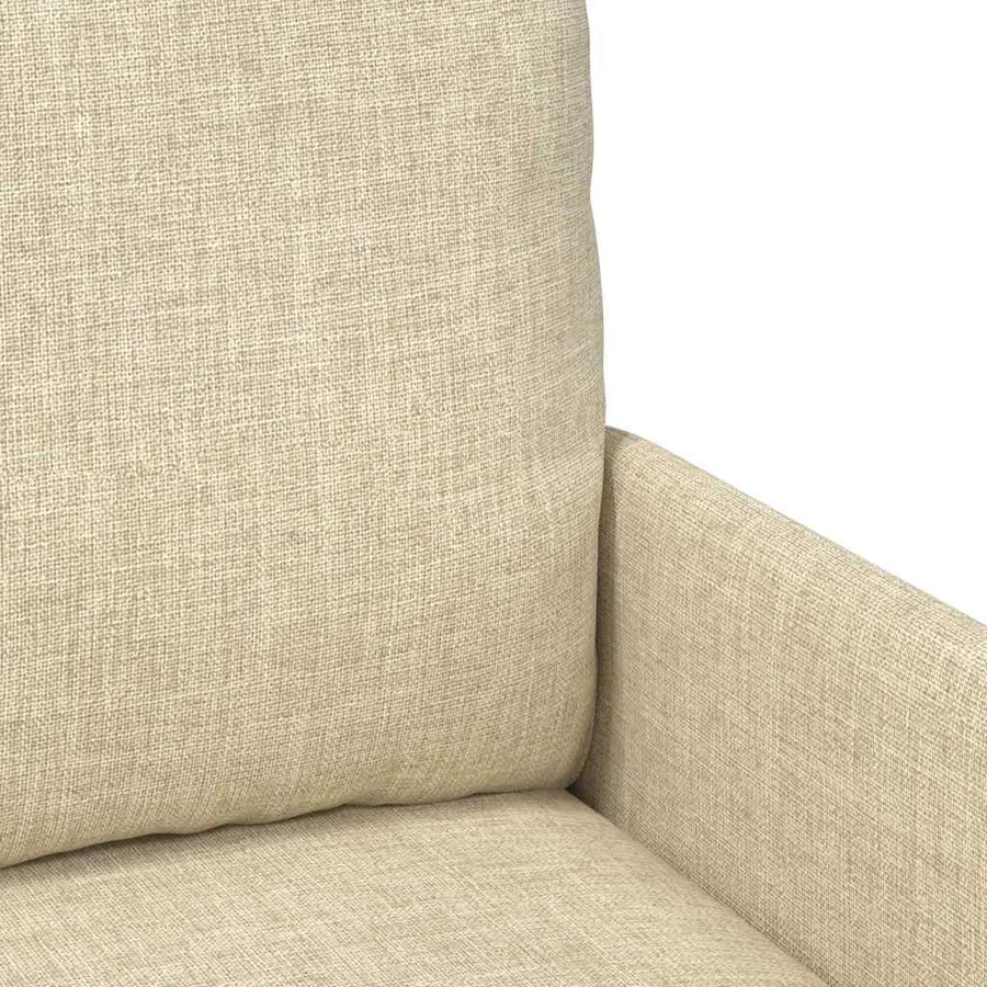 Canapés avec coussin 55cm Crème Contreplaqué - 7