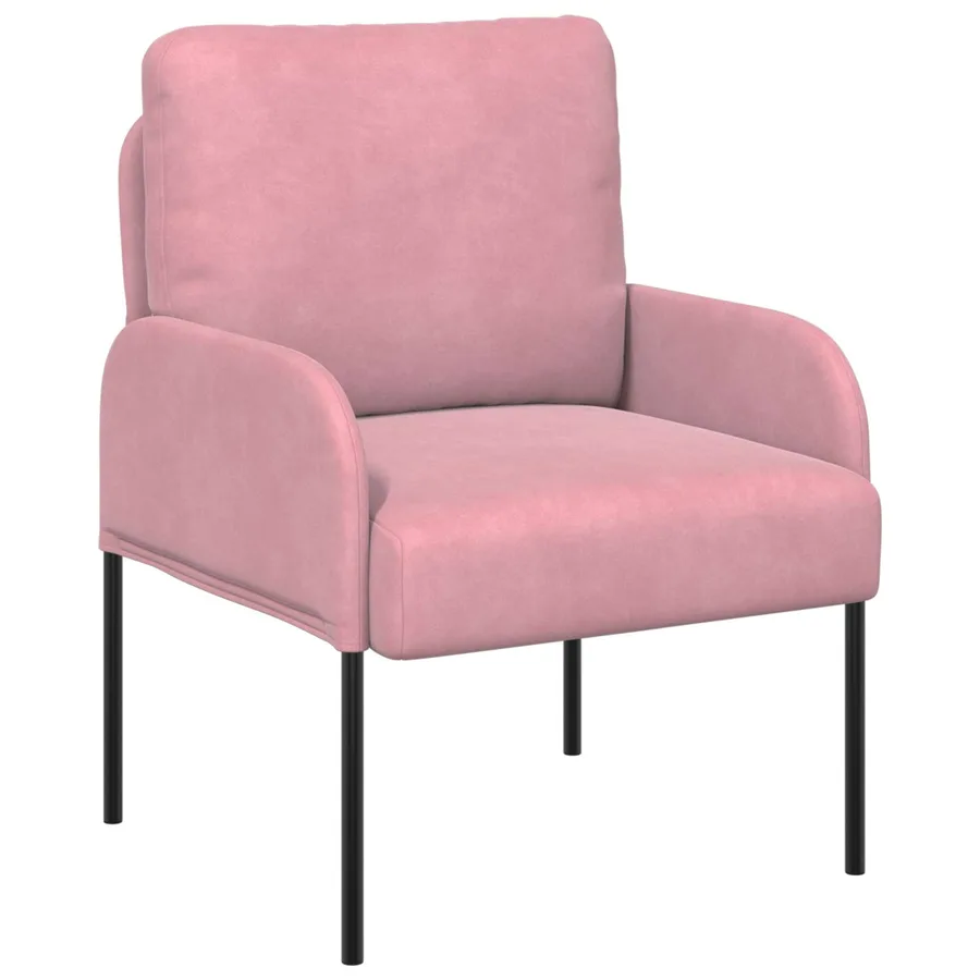 Ensembles de canapés 3 pcs Rose 115 x 56 x 80 cm Contreplaqué - 4