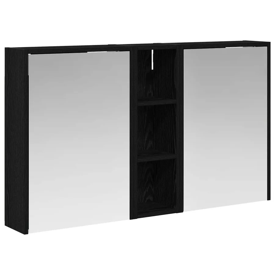 Ensemble de Meubles de Salle de Bain 3 pcs 106 x 16 x 62,5 cm - 2