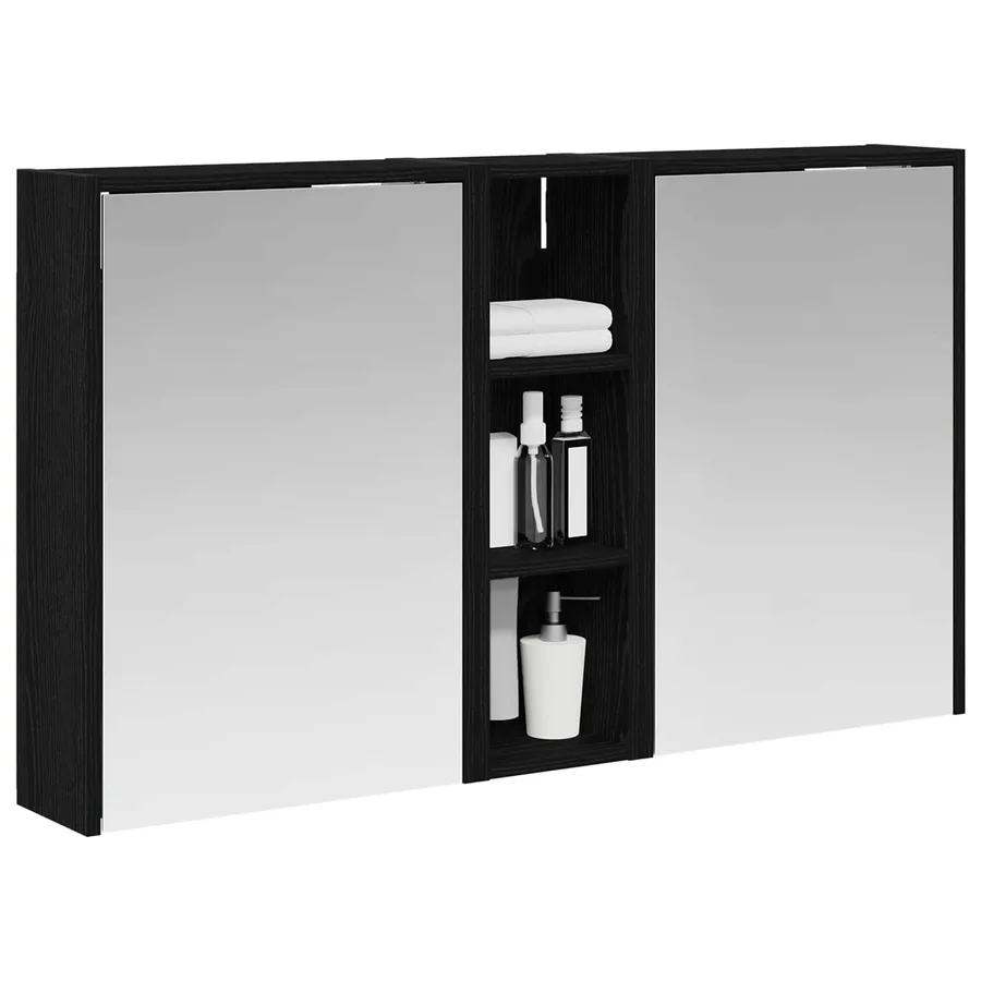 Ensemble de Meubles de Salle de Bain 3 pcs 106 x 16 x 62,5 cm - 3