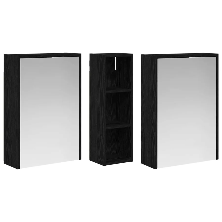 Ensemble de Meubles de Salle de Bain 3 pcs 106 x 16 x 62,5 cm - 5