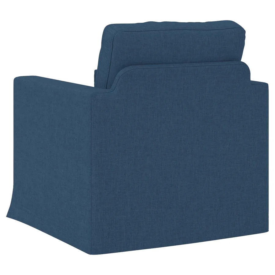 Canapé Bleu 78 x 78 x 80 cm tissu - 6