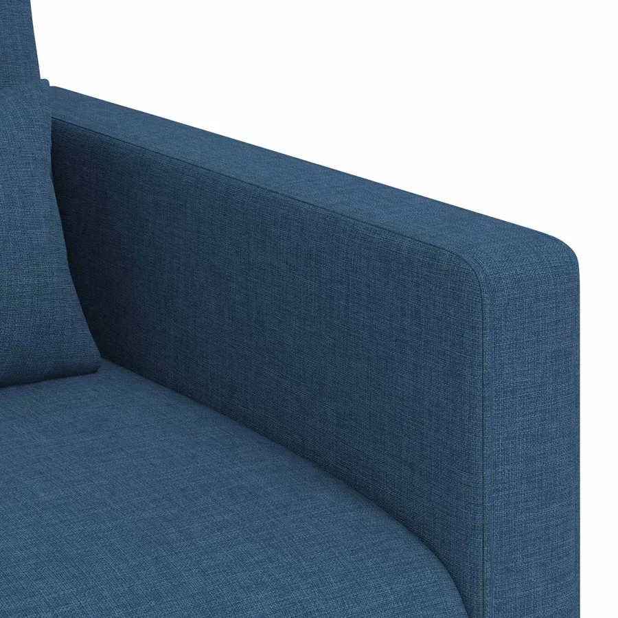 Canapé Bleu 78 x 78 x 80 cm tissu - 7