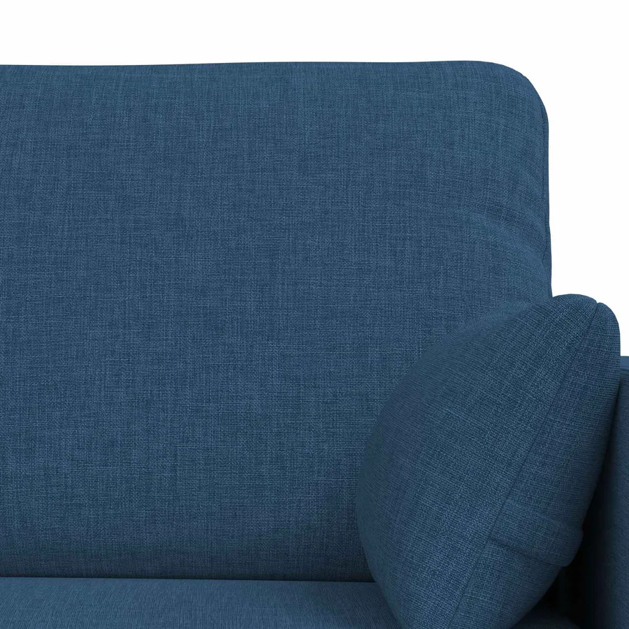 Ensemble de Canapés 2 pcs Bleu 139 x 78 x 80 cm tissu - 6