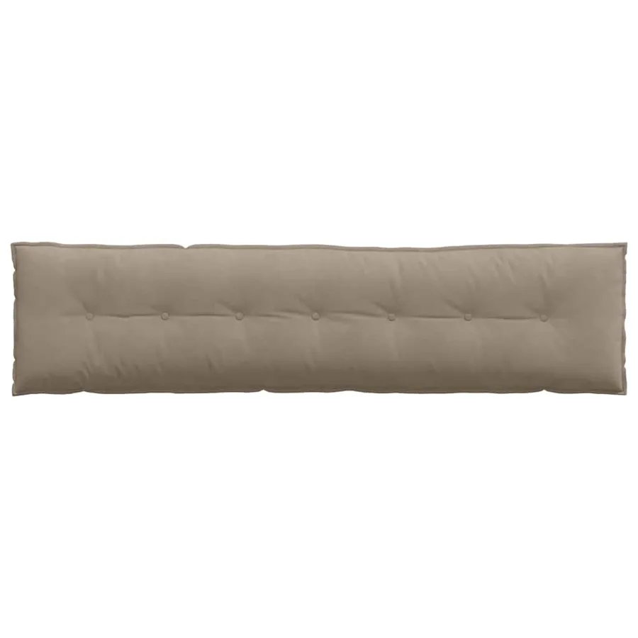 Coussin de Dos Taupe 200 x 50 cm Tissu en microfibre - 6