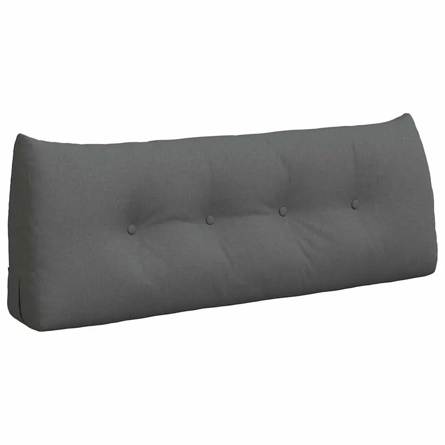 Coussin de Dos Gris foncé 120 x 24 x 50 cm tissu - 2