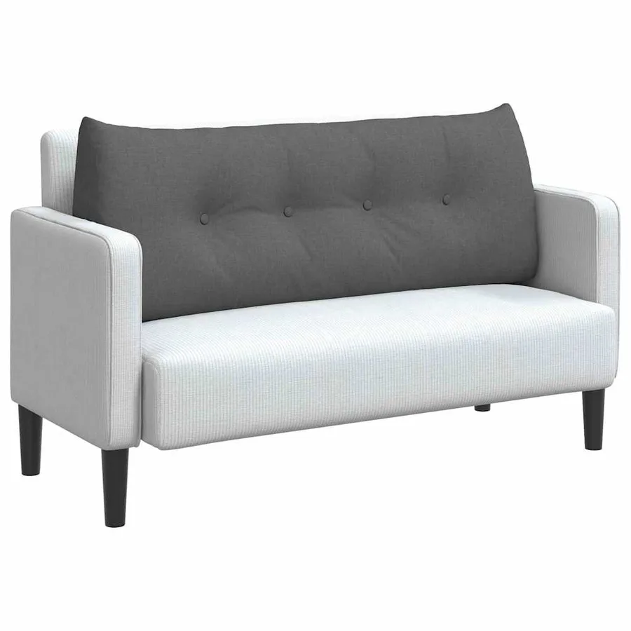 Coussin de Dos Gris foncé 120 x 24 x 50 cm tissu - 3