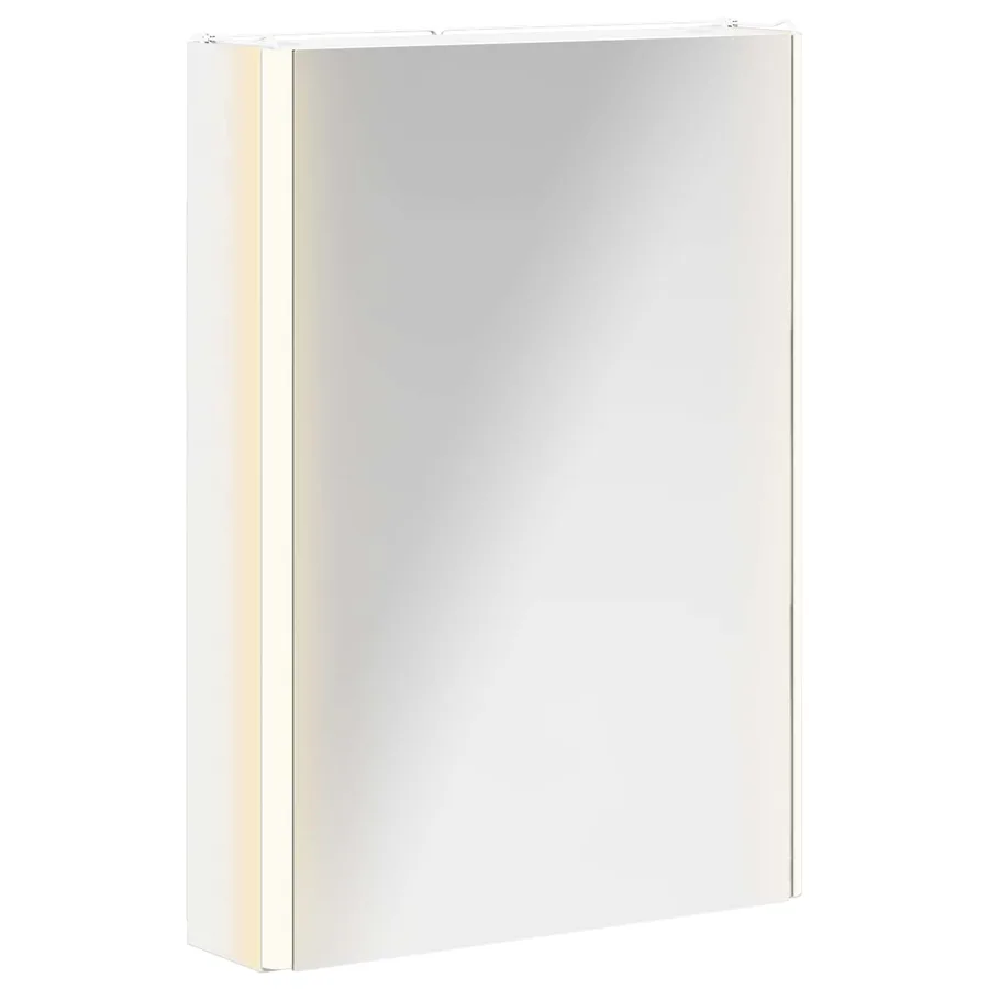 Armoire Miroir de Salle de Bain Blanc 43 x 11,5 x 60,5 cm - 2