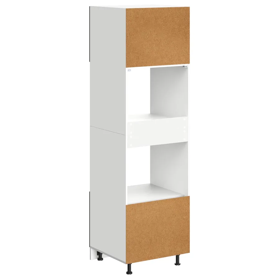 Armoire de four PORTO Chêne noir 60 x 57 x 207 cm - 7