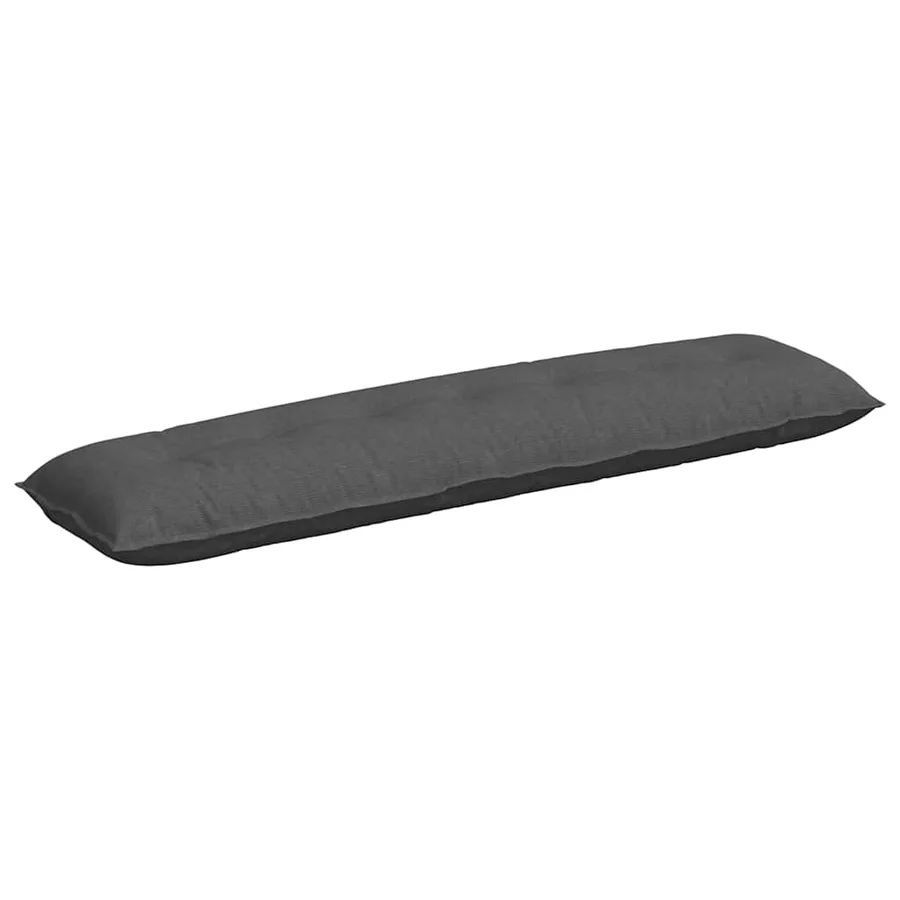 Coussin de Dos Gris foncé 200 x 50 cm Tissu en velours côtelé - 2