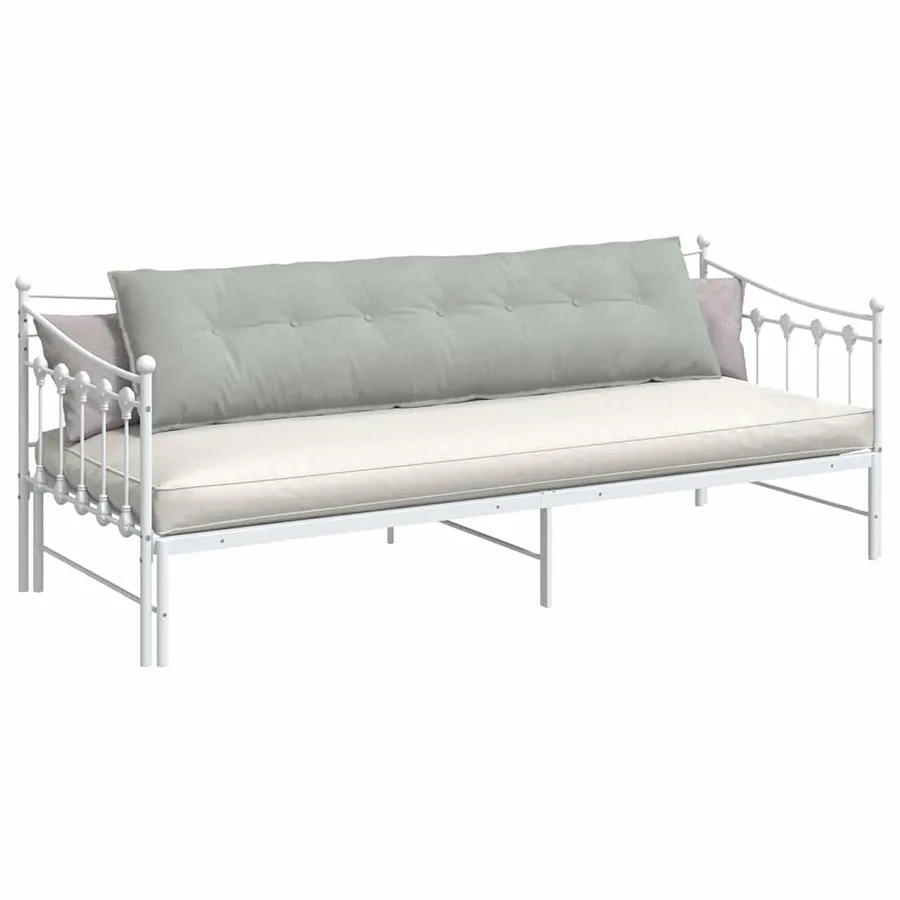 Coussin de Dos Gris clair 200 x 50 cm Tissu en velours côtelé - 3