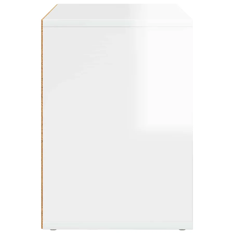 Maison pour chat Blanc Brillant 51 x 30 x 42,5 cm - 6