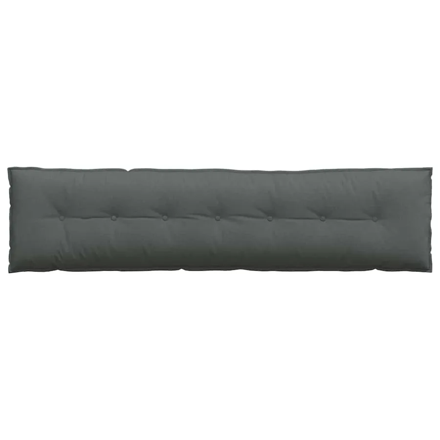 Coussin de Dos Gris foncé 200 x 19 x 50 cm tissu - 6
