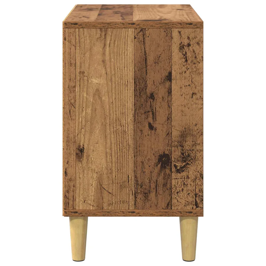 Maison pour chat Bois ancien 51 x 30 x 52 cm Bois d'ingénierie - 6