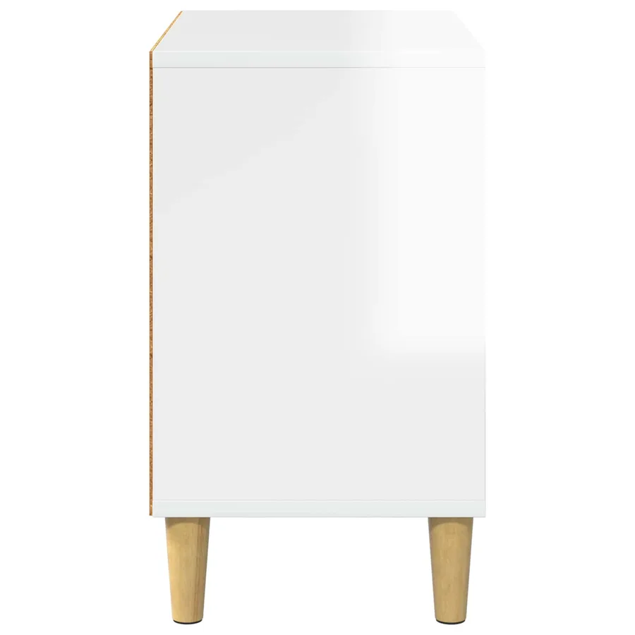 Maison pour chat Blanc Brillant 51 x 30 x 52 cm - 6